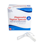 Vaginal Specula Disposable w/ Light Option, Large, 4/20/cs - 20 pcs per Box/4 Boxes per Case