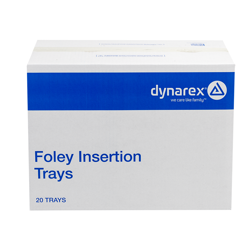 Foley Insertion Tray w/ Prefilled Syringe - Sterile - 20 pcs per Case