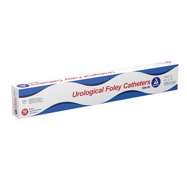Foley Catheters, 18 Fr, 5 cc - 10 pcs per Case