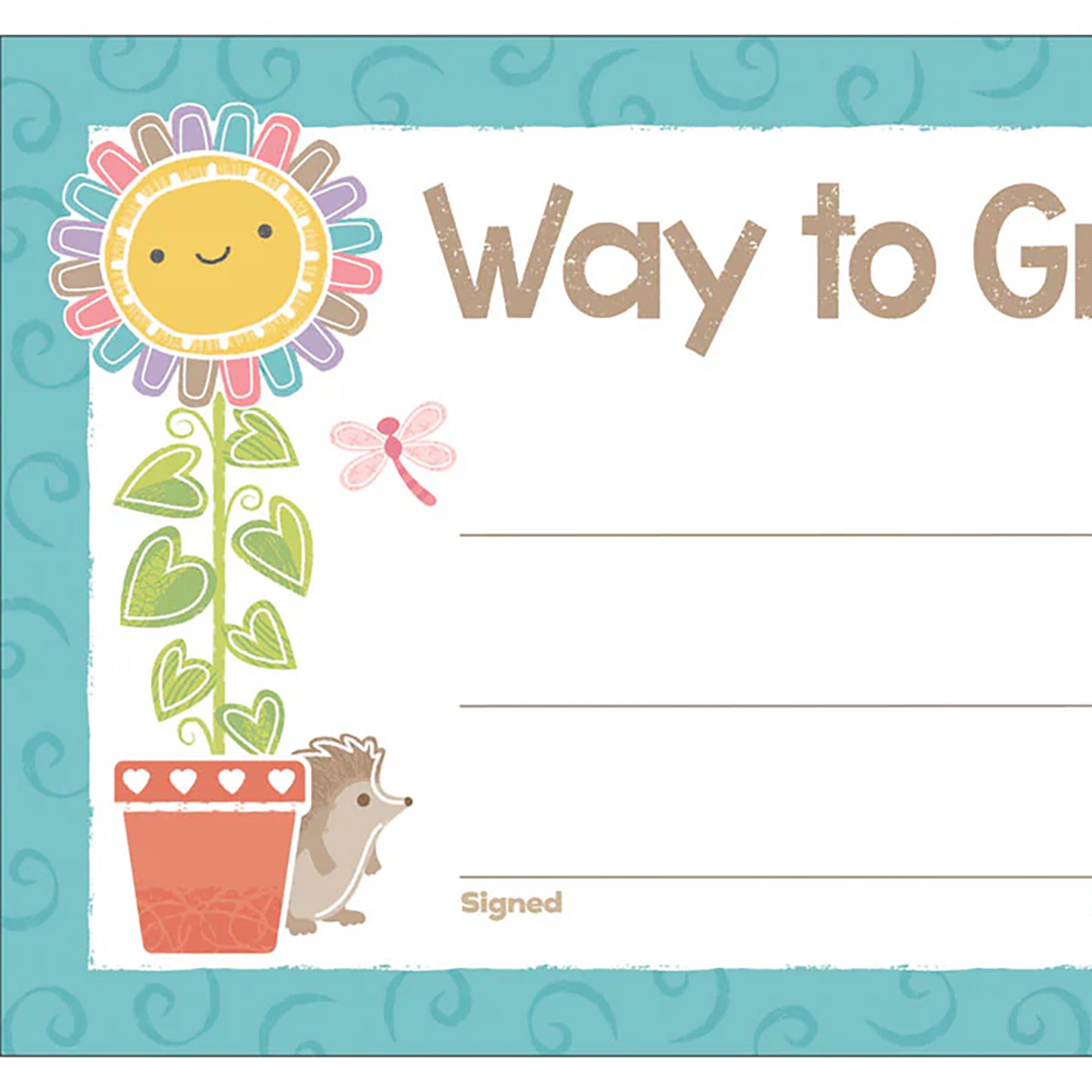 Way to Grow Good to Grow Recognition Award, Pack of 30