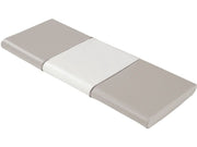 Pouffe Mattress - Light Grey, 59.1"L x 23.6"W x 3.9"Th