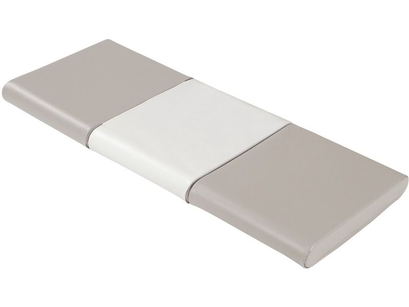 Pouffe Mattress - Light Grey, 59.1"L x 23.6"W x 3.9"Th