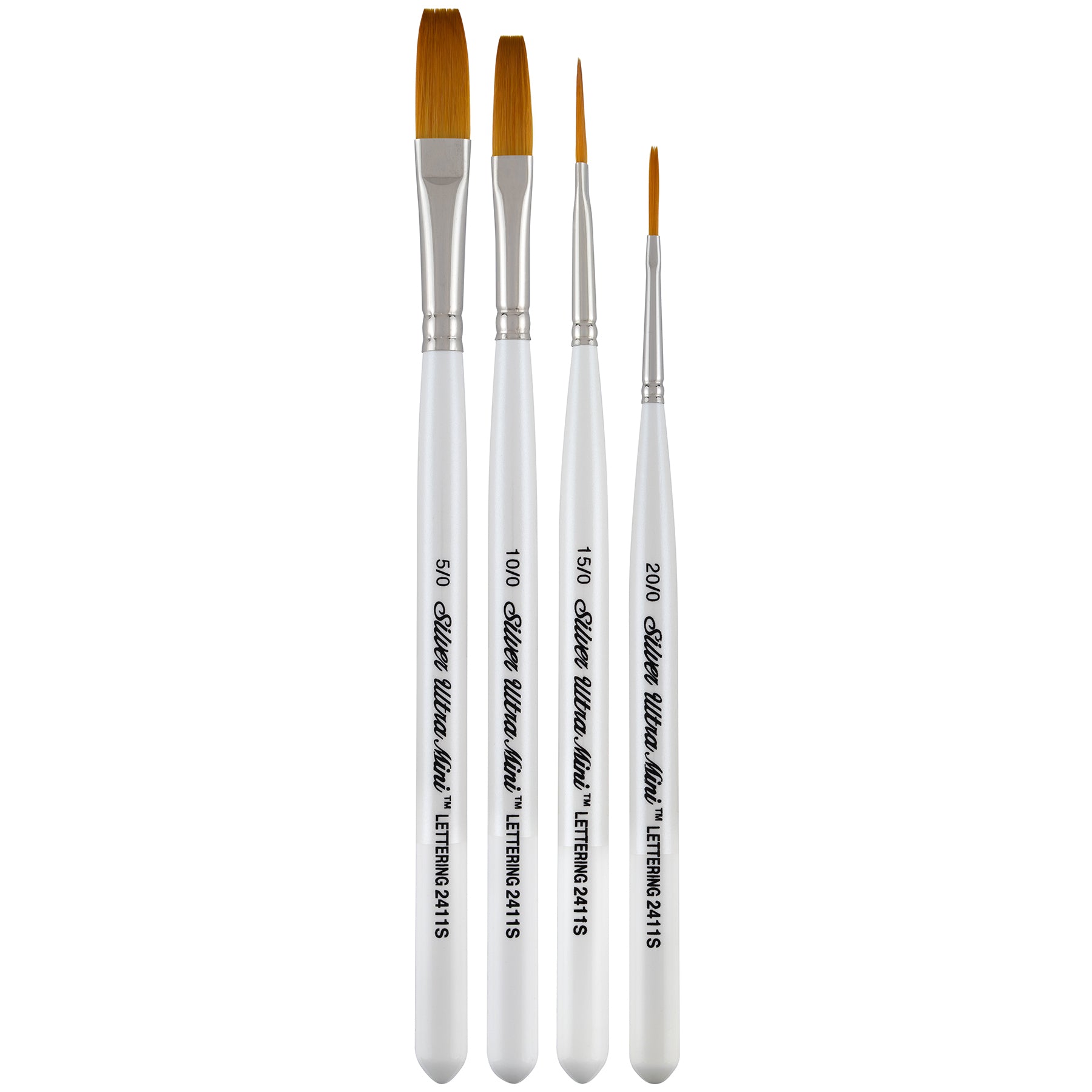 Ultra Mini® Lettering, 4 Brushes