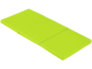 Foldable Nap Mattress - Light Green, 47.2"L x 21.3"W x 1.6"Th
