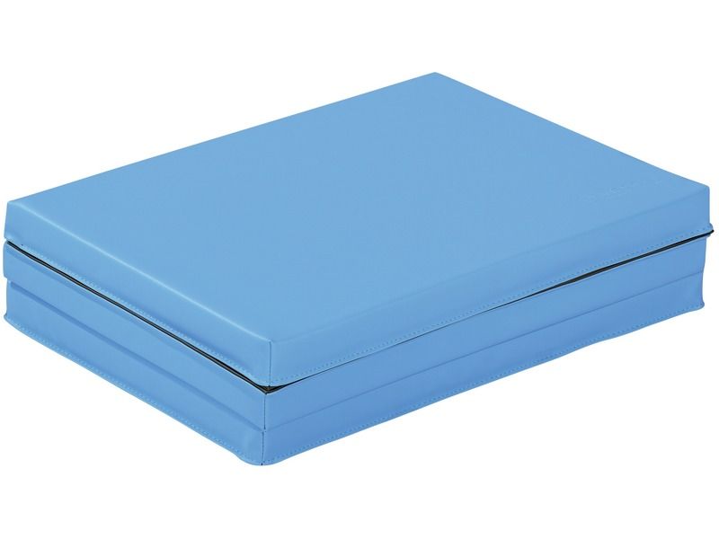 Foldable Nap Mattress - Blue, 47.2"L x 21.3"W x 1.6"Th