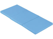 Foldable Nap Mattress - Blue, 47.2"L x 21.3"W x 1.6"Th