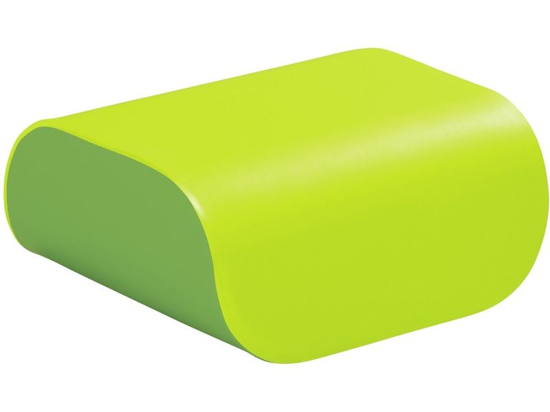 Tic Tac Pouffe/Table/Footrest - Green/Light Green