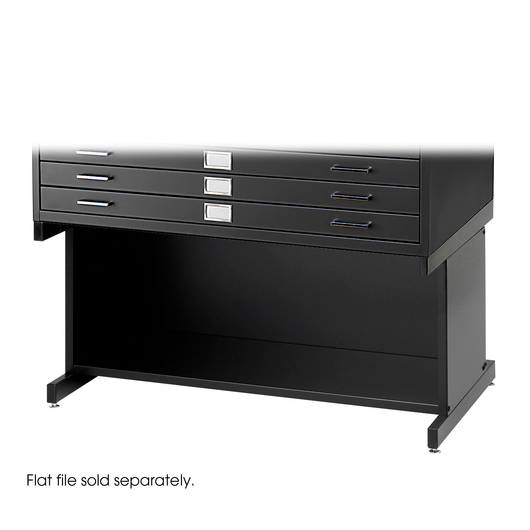 Base Hi Stl Flat File Sm Blk