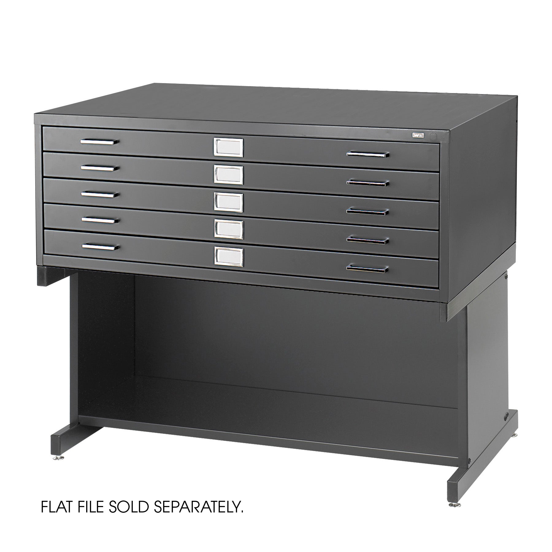 Base Hi Stl Flat File Sm Blk