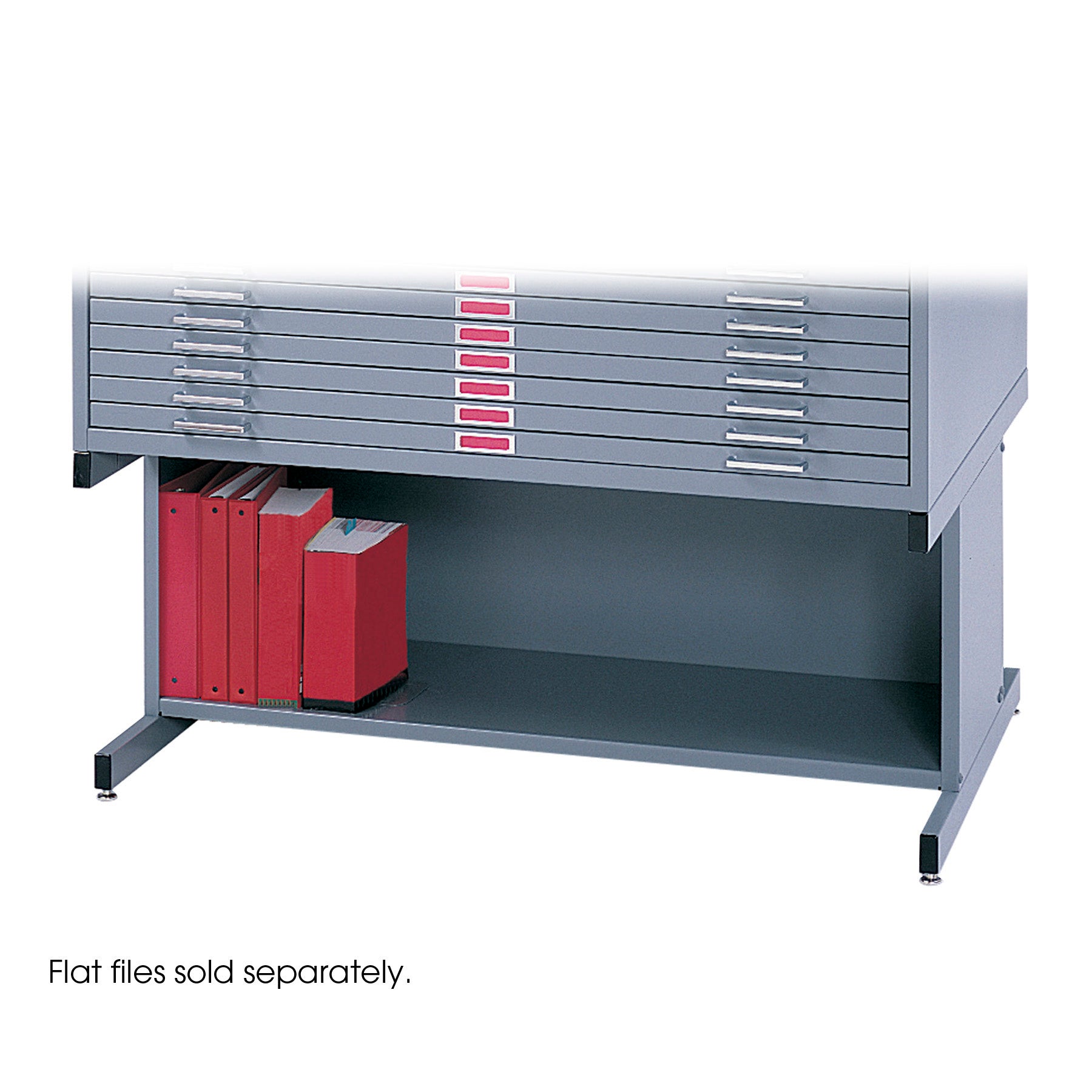 Base Hi Stl Flat File Med Gry