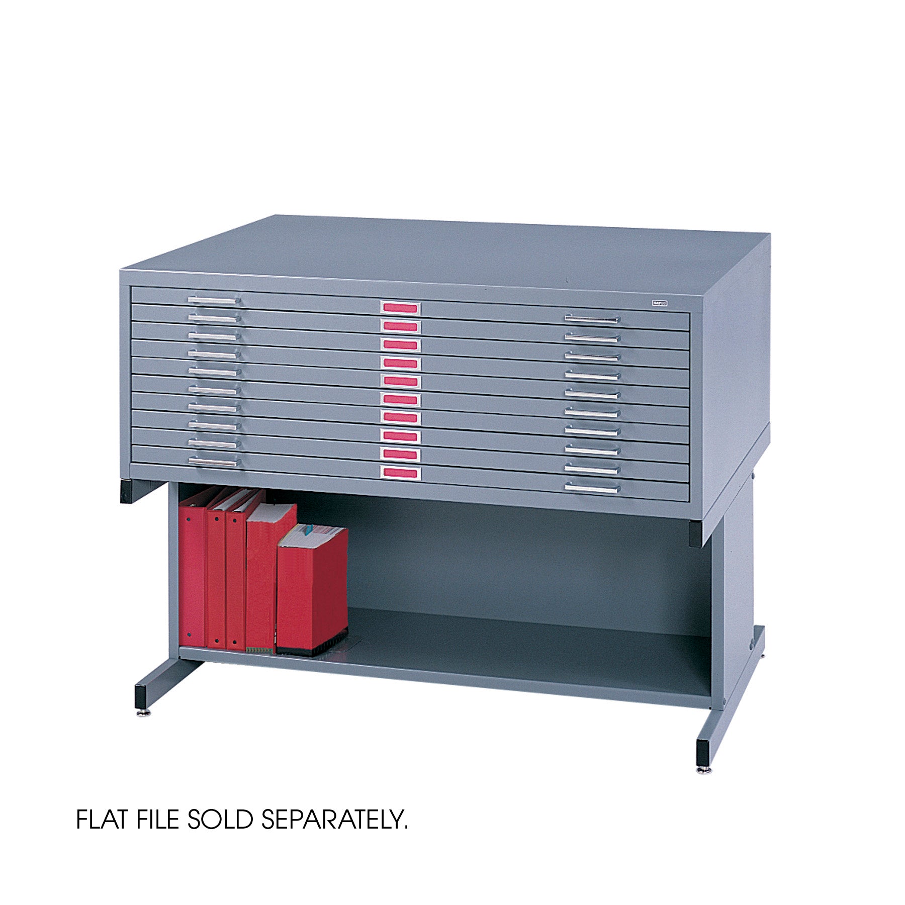 Base Hi Stl Flat File Med Gry