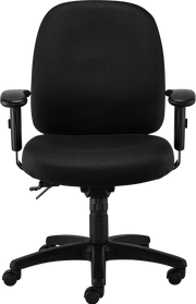 4x4sl Swivel Office Chair - Black Fabric