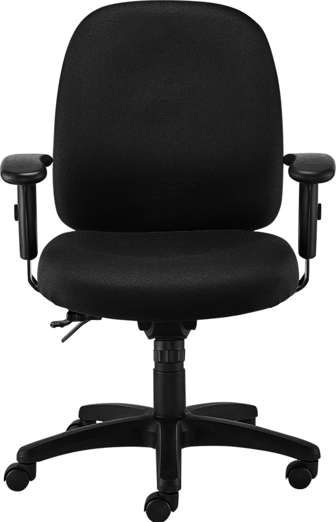 4x4sl Swivel Office Chair - Black Fabric