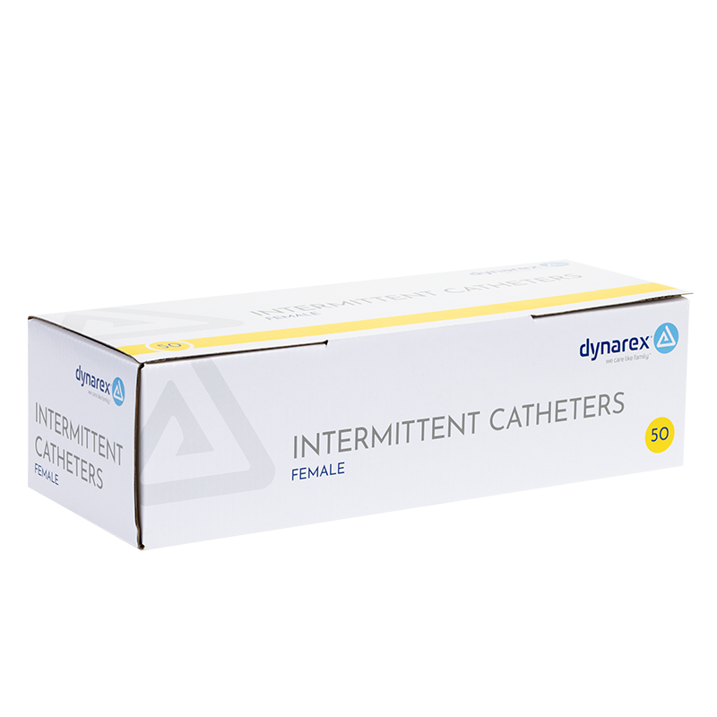 Intermittent Catheter (Female) - Sterile, 10 Fr, Black - 50 pcs per Case