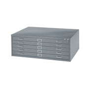 Flat File Stl 5 Drwr Sm Gry