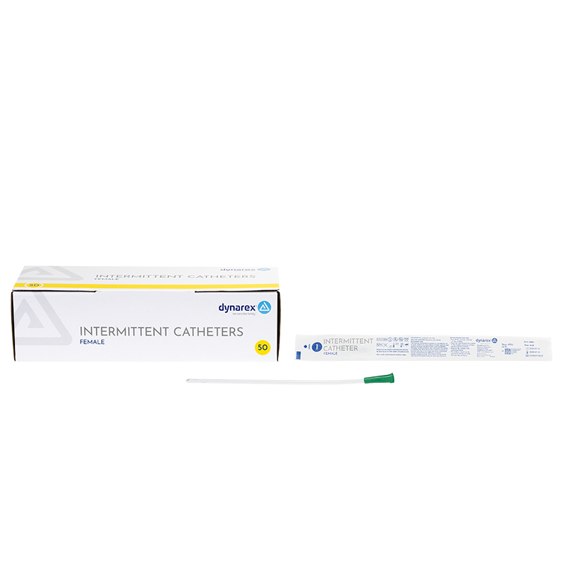 Intermittent Catheter (Female) - Sterile, 14 Fr, Green - 50 pcs per Case