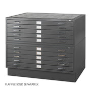 Base Clsd Stl Flat File Medblk