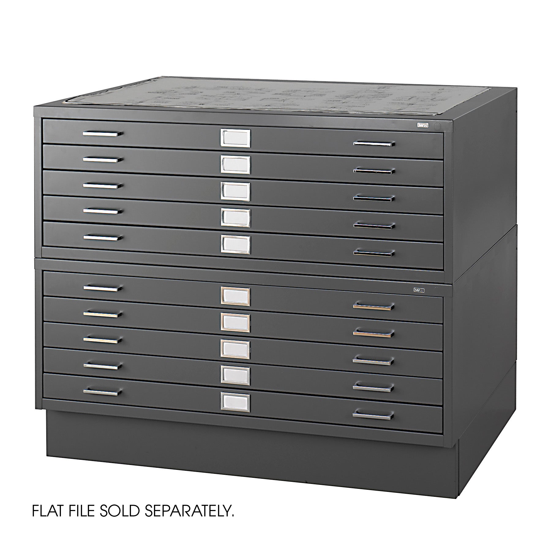 Base Clsd Stl Flat File Medblk
