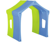 Double Tio’La Cabin - Light Green/Blue, 39.4"L x 48.4"W x 50"H
