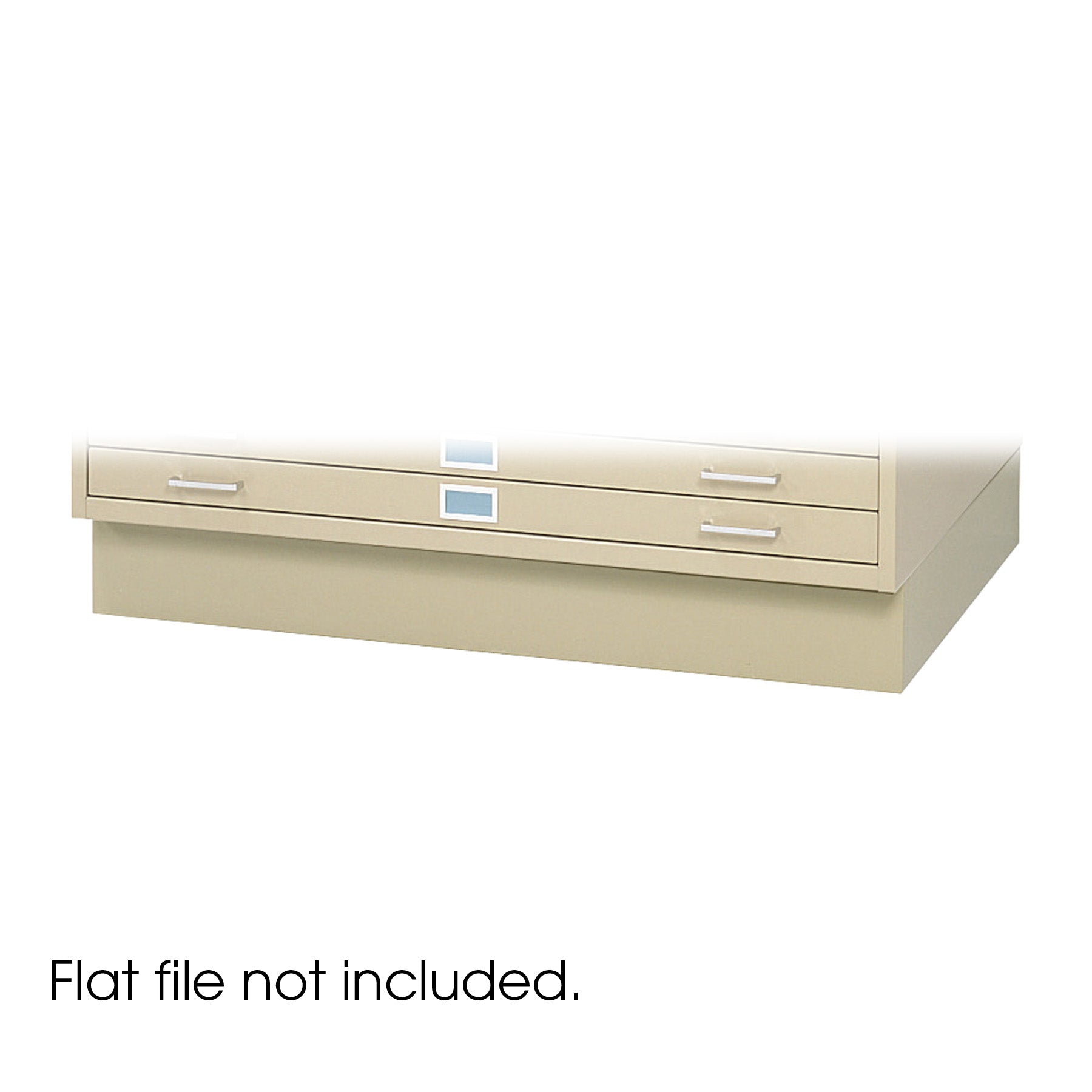 Base Clsd Stl Flat File Lg Trs