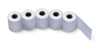 Thermal Paper, 180" per Roll, Prints 1200 Lines, 5 Rolls per Box