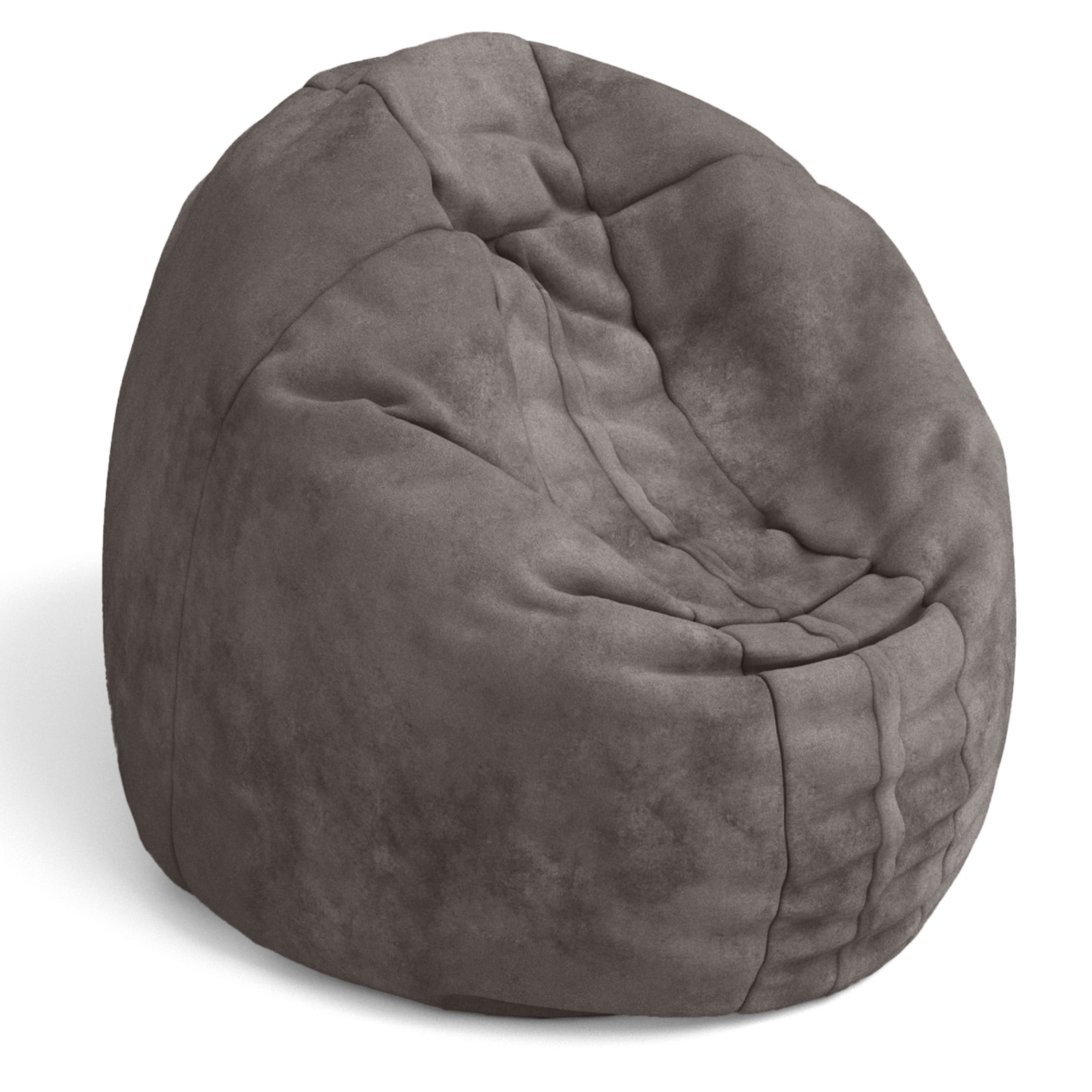 Jaxx Cocoon 4 Foot Bean Bag Chair and Crash Pad, Charcoal