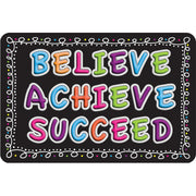 The Original Fun Mat® Computer Mouse Pad, 11.75x8 in, Believe, Achieve, Succeed, Chalk Loops
