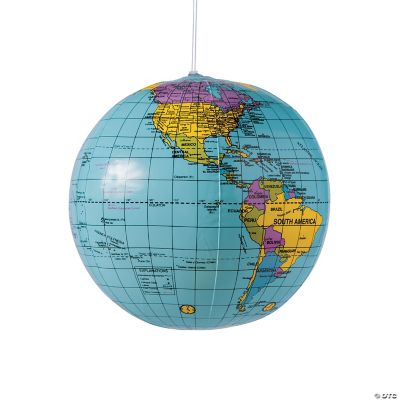Inflate World Globes - 12 Pieces
