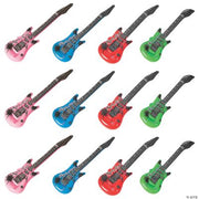 Small Inflate Guitars - 12 Pieces