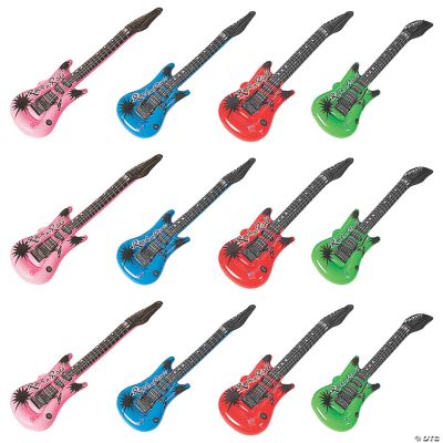 Small Inflate Guitars - 12 Pieces