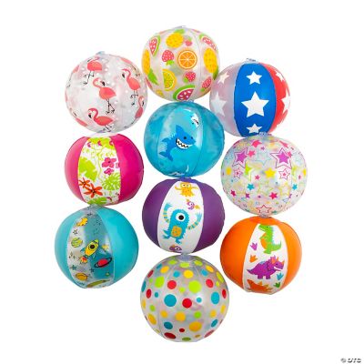 Mini Beach Ball Assortment - 25 Pieces