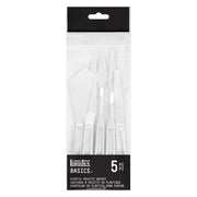 BASICS Plastic Palette Knife Set (x5)