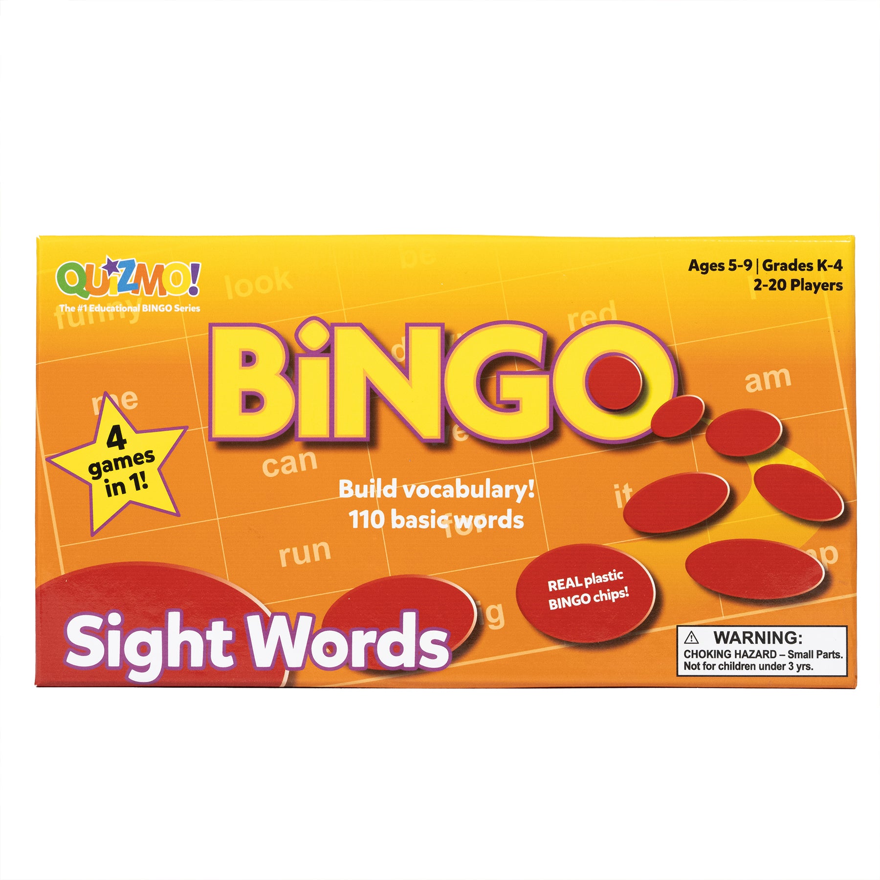 Quizmo® Game: Sight Word, Set 1, Grades K-4