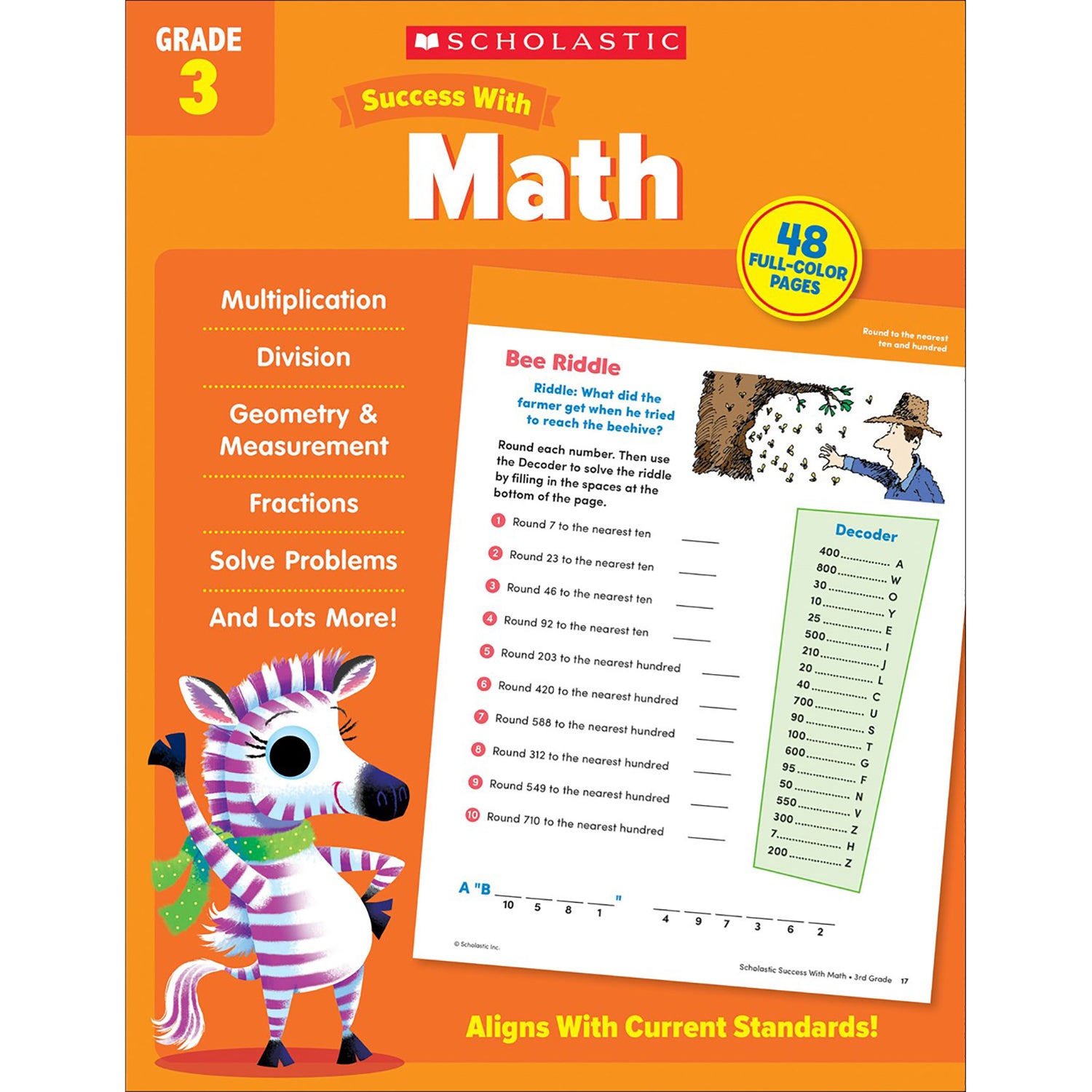 Scholastic Third Grade Success Workbooks, 4 Book Set