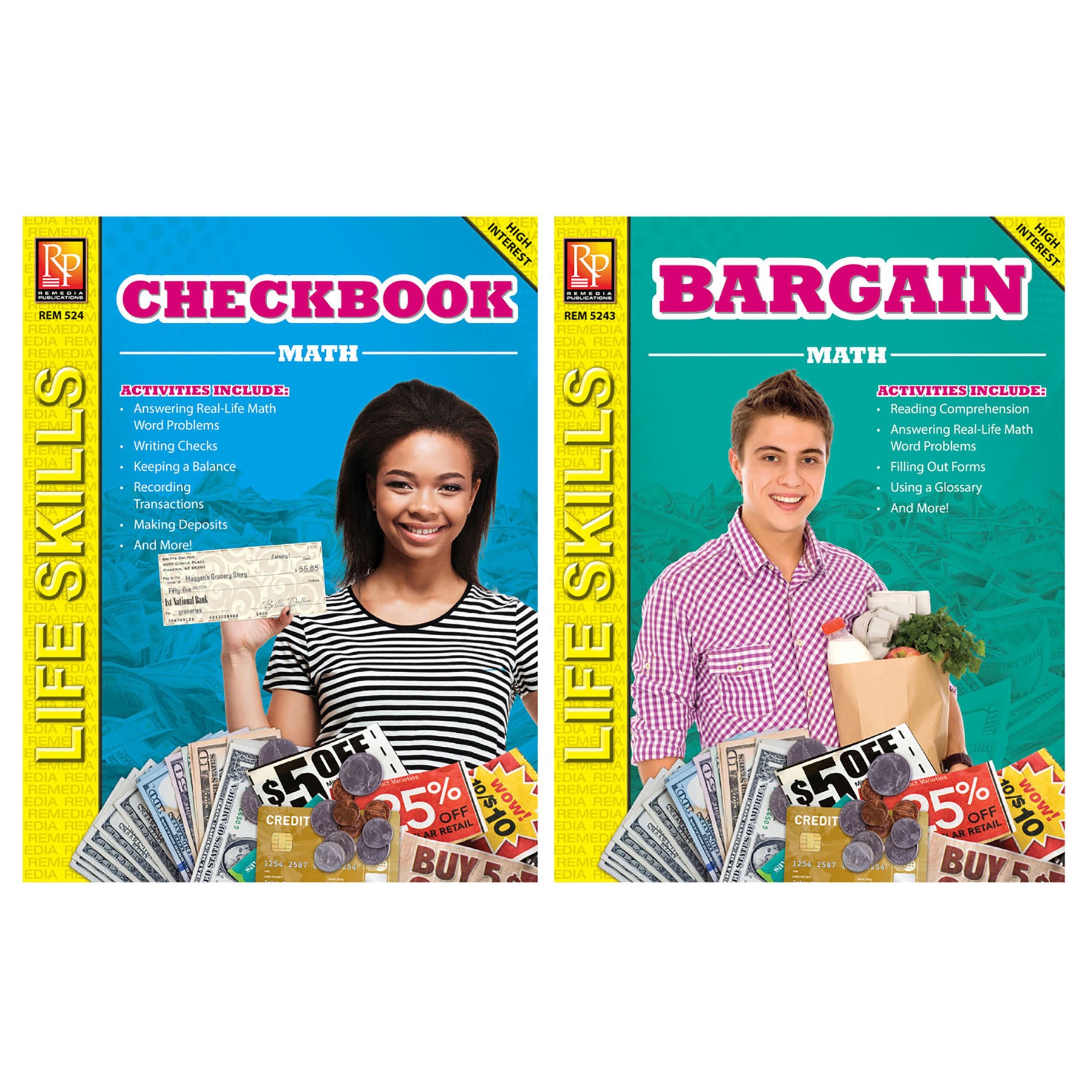 Life Skills Math Series, Set of 5