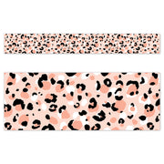 Jungle Friends Blush Leopard EZ Border, 48 Feet