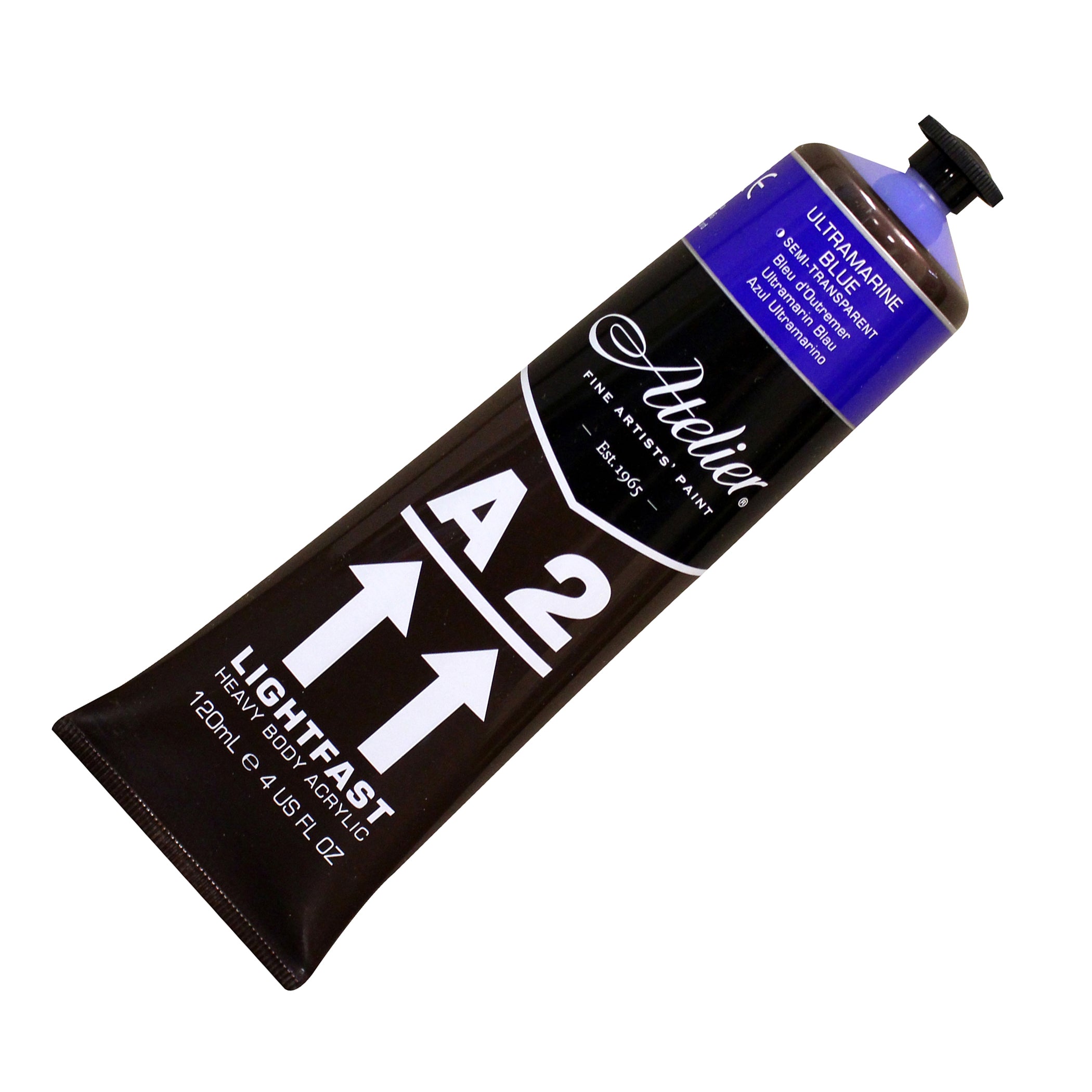 A2 Heavy Body Lightfast Artist Acrylic, 4 oz., Ultramarine Blue
