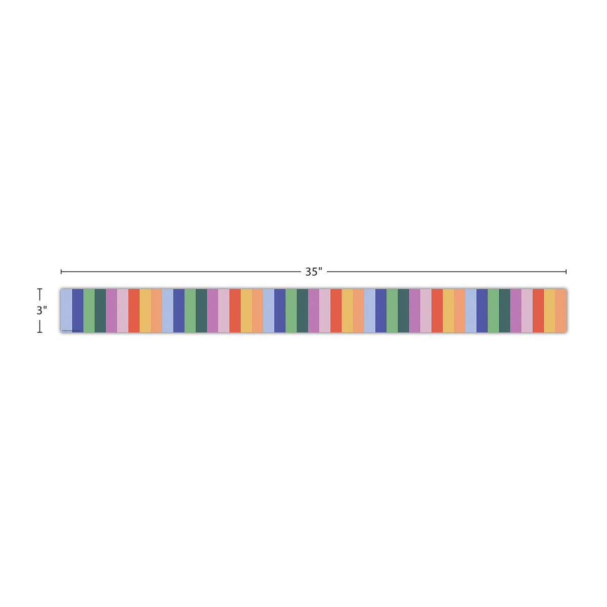(2 PK) COLOR CRUSH STRIPES TRIM