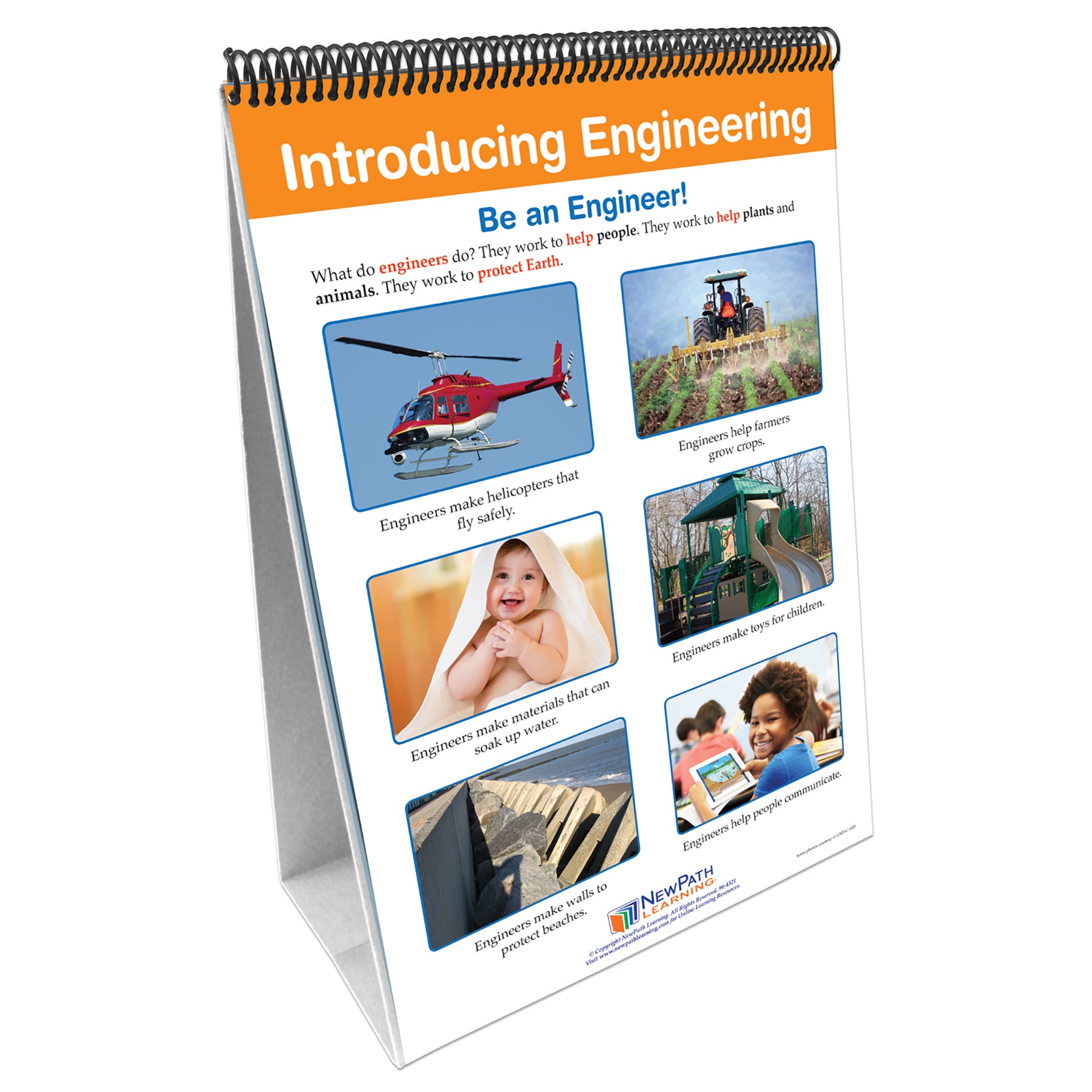 STEM Engineering Design Process Flip Chart Set, Grades K-2
