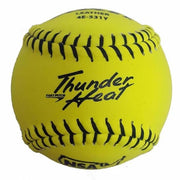 NSA Fastpitch Balls Thunder Heat | .47 COR 375 lbs | 11" Poly | Leather - Pack of 12