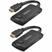 StarTech Wireless HDMI Extender 4K 60Hz, 65ft Range, USB Powered, Plug-and-Play Transmitter and Receiver Kit