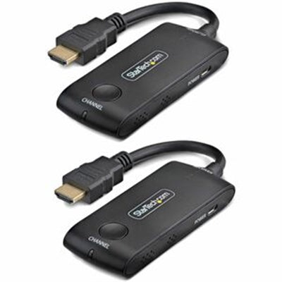 StarTech Wireless HDMI Extender 4K 60Hz, 65ft Range, USB Powered, Plug-and-Play Transmitter and Receiver Kit