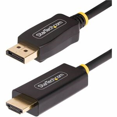 StarTech 4m DisplayPort to HDMI Adapter Cable, 4K 60Hz with HDR, DP to HDMI 2.0b Cable, Active Video Converter
