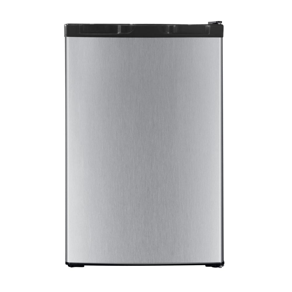 Impecca RC-1446 4.4 Cu. Ft. Single Door Compact Refrigerator, Stainless Look
