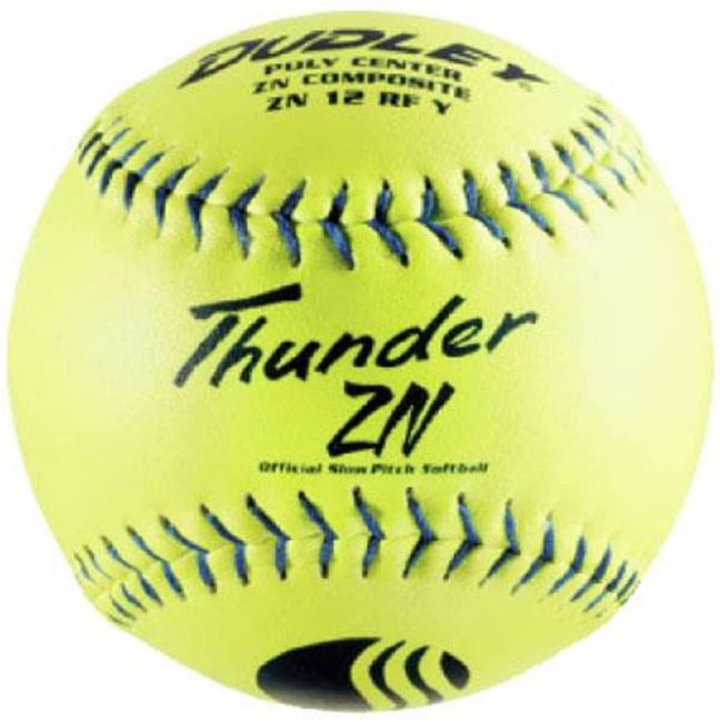 USSSA Women's 11" Slowpitch Balls Hard Core ZN Classic W | .44 COR 375 lbs. | 11" Poly | Composite - Pack of 12