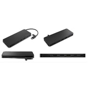 USB-c Dual Display Travel Dock with 100w Power Adapter