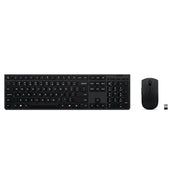 Lenovo - Wireless Rechargeable Keyboard & Mouse Combo - US English - Gray
