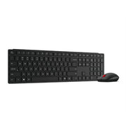 Lenovo - Wireless Multi-Mode Pro Combo Keyboard and Mouse 6000 US English 4X31S04810 - Eclipse Black