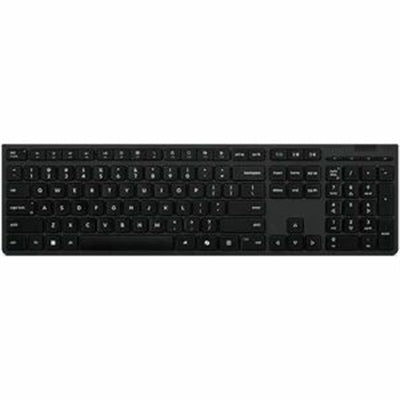 Lenovo - Wireless Rechargeable Keyboard - Bluetooth/RF - 104 Keys - US English - USB a - Black