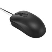Lenovo Basic Wired Mouse - Full-size Mouse - Optical - Cable - Black - USB Type a - 1000 Dpi - Scroll Wheel - 3 Button(s) - Symmetrical